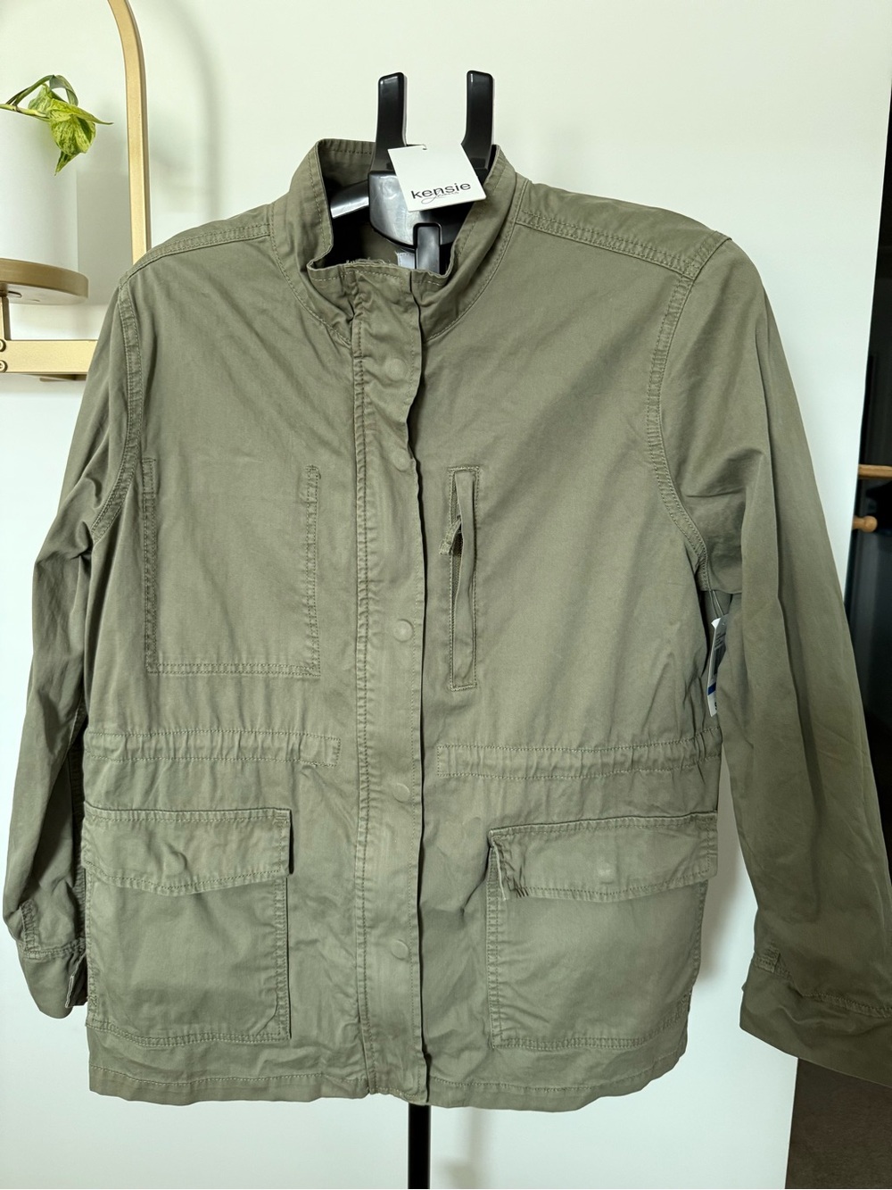 Olive Green Women's Field Jacket - Kensie